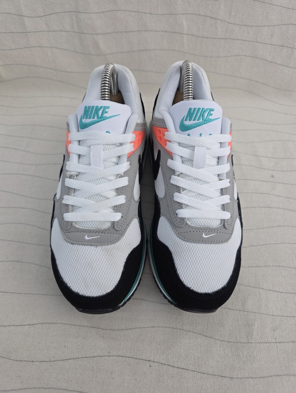 Nike Womens Air Max Correlate White Black New Green White Shoes 511417-136 Sz 7 - Picture 3 of 13